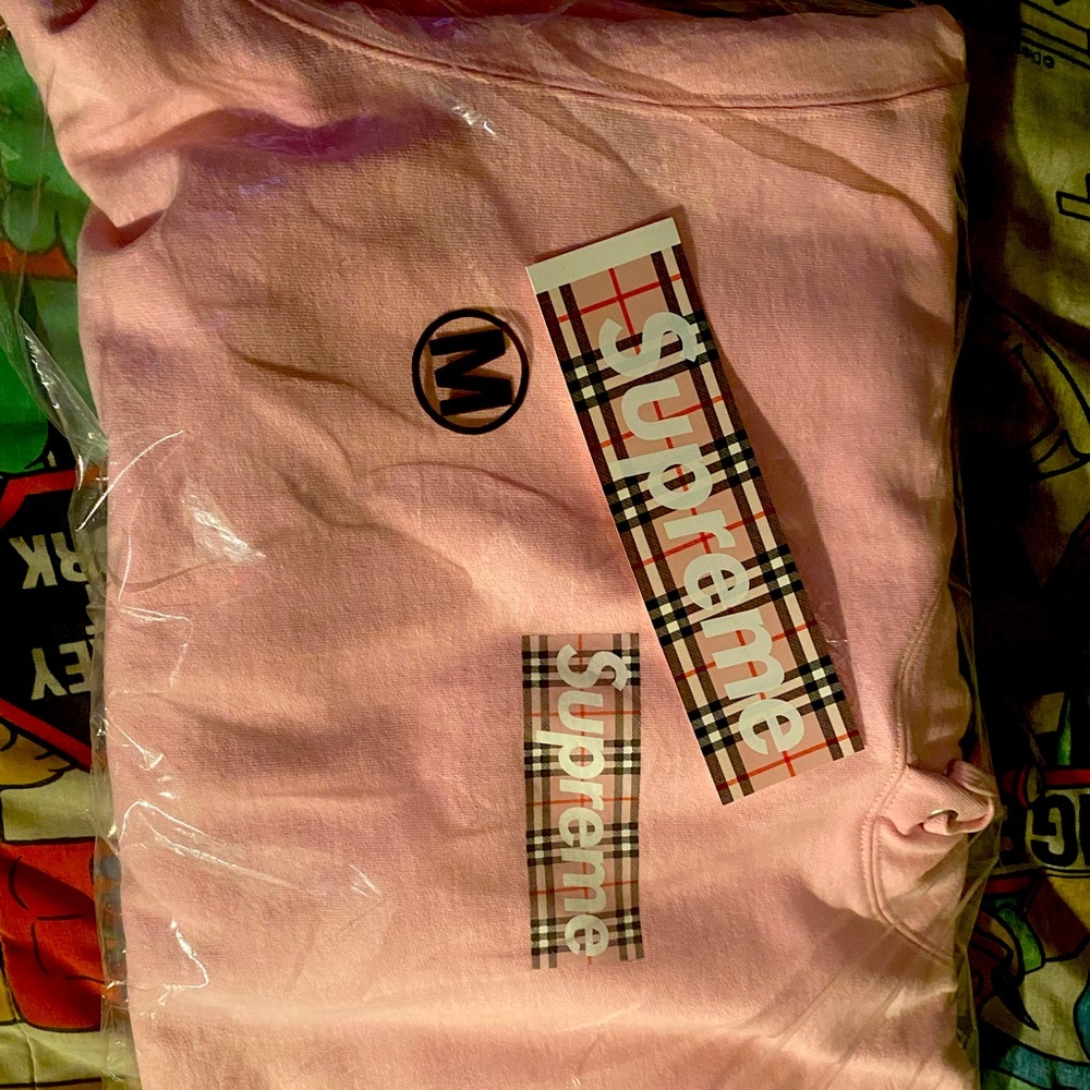 Supreme x burberry box logo